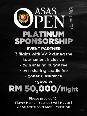 Platinum Package - RM50k Sponsorship