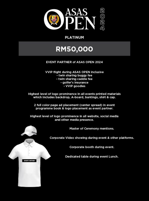 Plat Platinum Package - RM50k Sponsorship