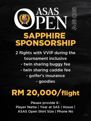 Sapphire Package - RM20k Sponsorship